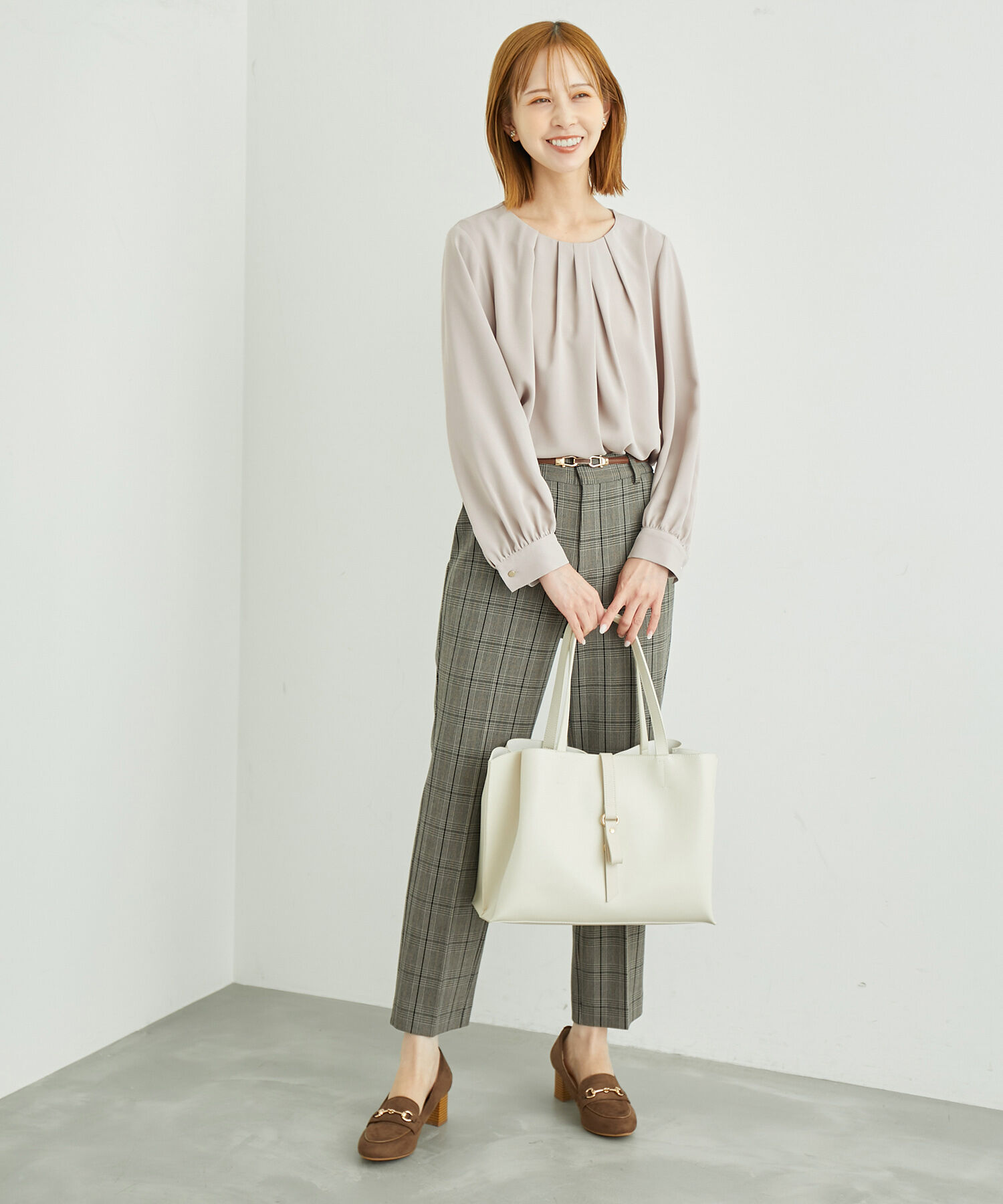 Rope&rsquo;Picnic「白からの解放！多機能ブラウス/ドレープタックブラウス」|シャツ・ブラウス|