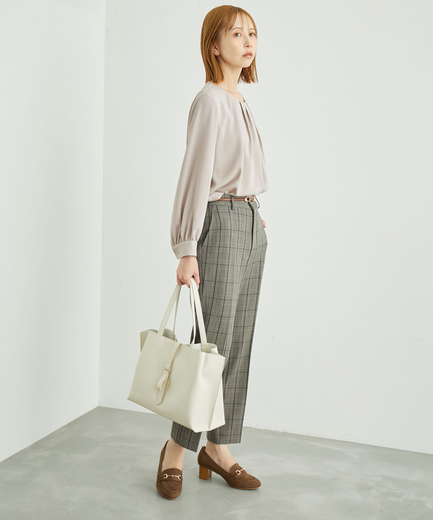 Rope&rsquo;Picnic「白からの解放！多機能ブラウス/ドレープタックブラウス」|シャツ・ブラウス|