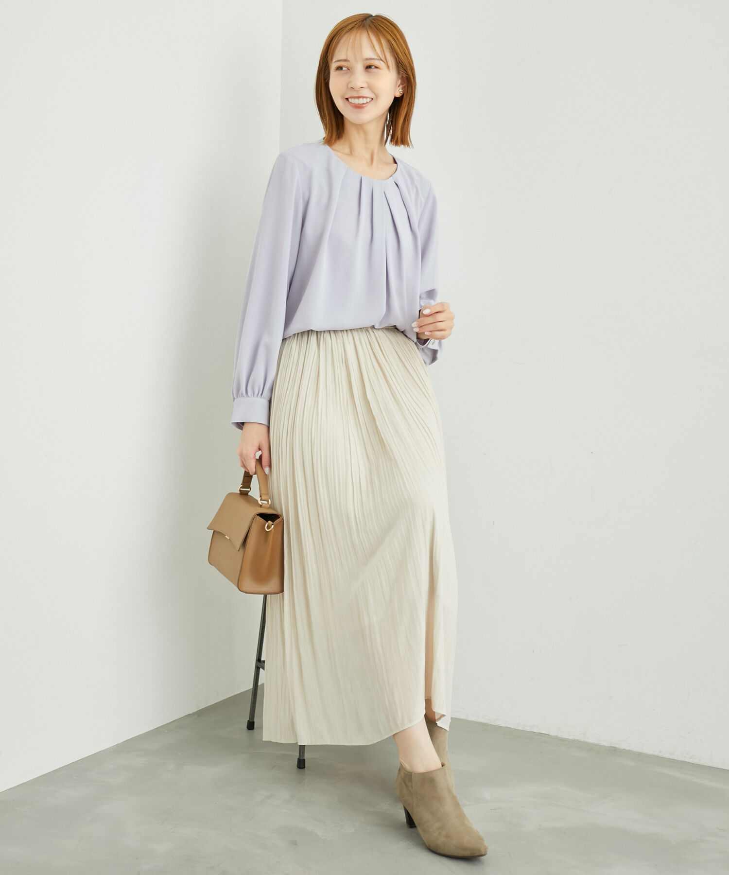 Rope&rsquo;Picnic「白からの解放！多機能ブラウス/ドレープタックブラウス」|シャツ・ブラウス|