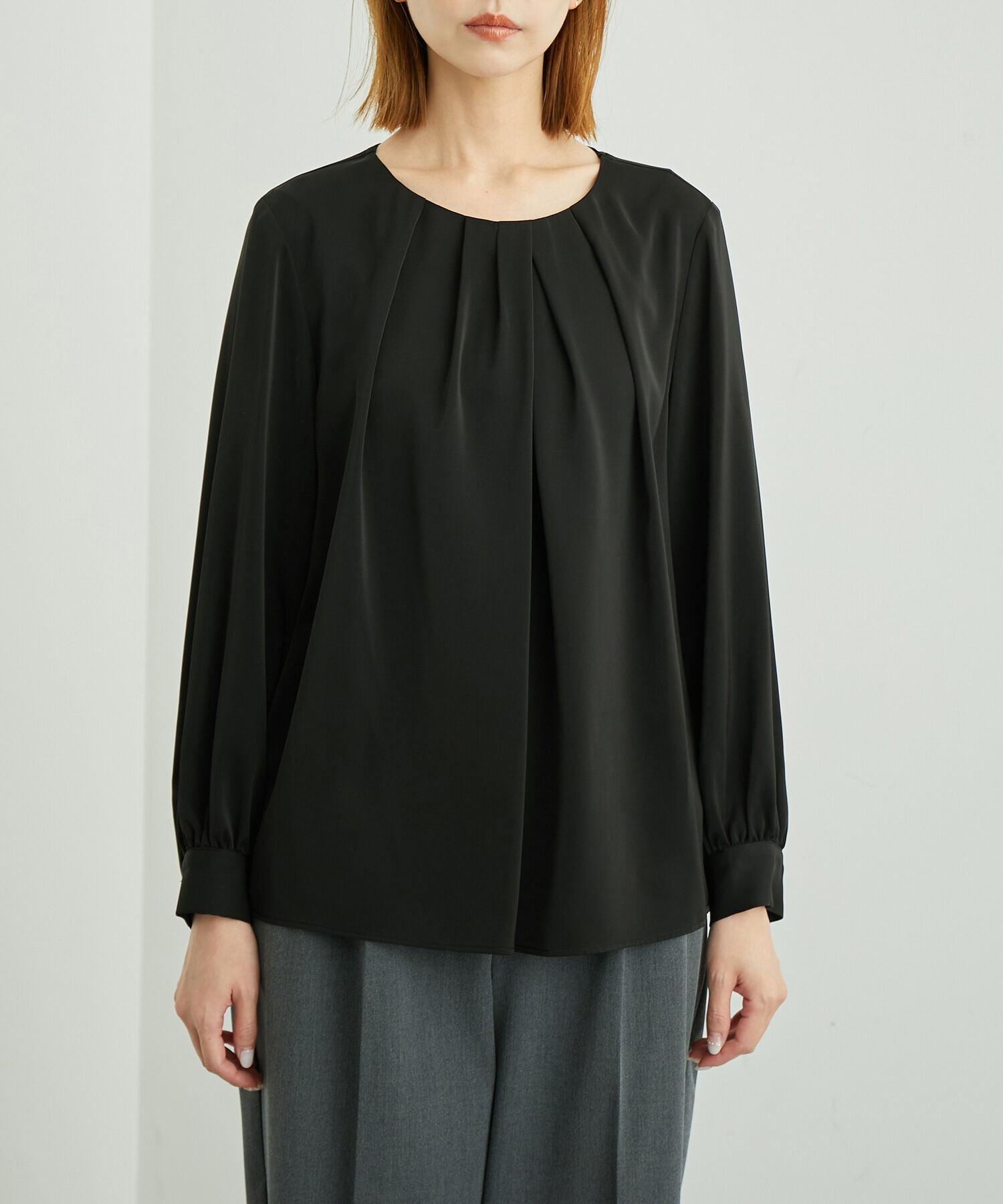 Rope&rsquo;Picnic「白からの解放！多機能ブラウス/ドレープタックブラウス」|シャツ・ブラウス|