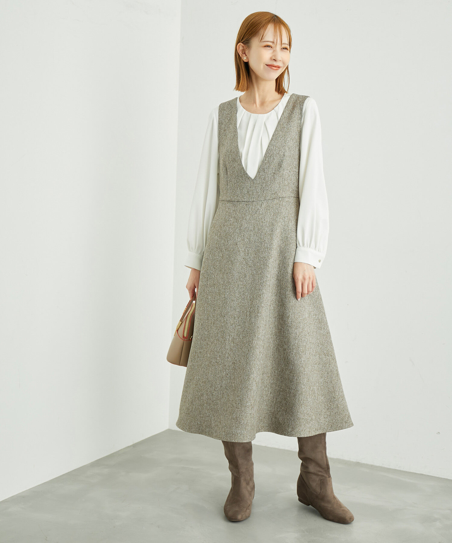 Rope&rsquo;Picnic「白からの解放！多機能ブラウス/ドレープタックブラウス」|シャツ・ブラウス|