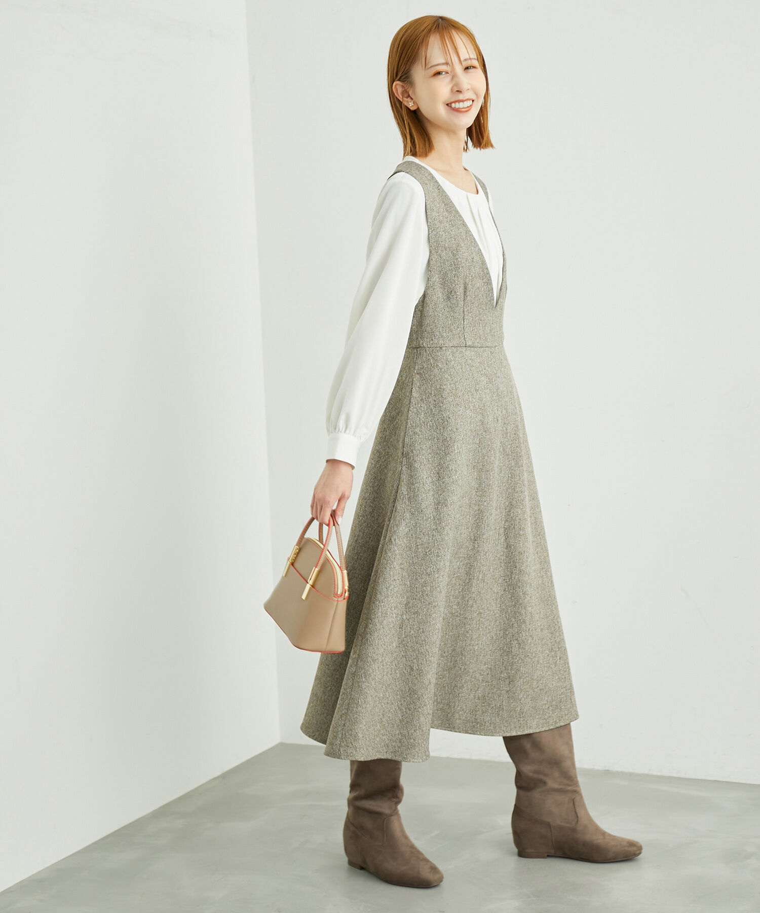 Rope&rsquo;Picnic「白からの解放！多機能ブラウス/ドレープタックブラウス」|シャツ・ブラウス|