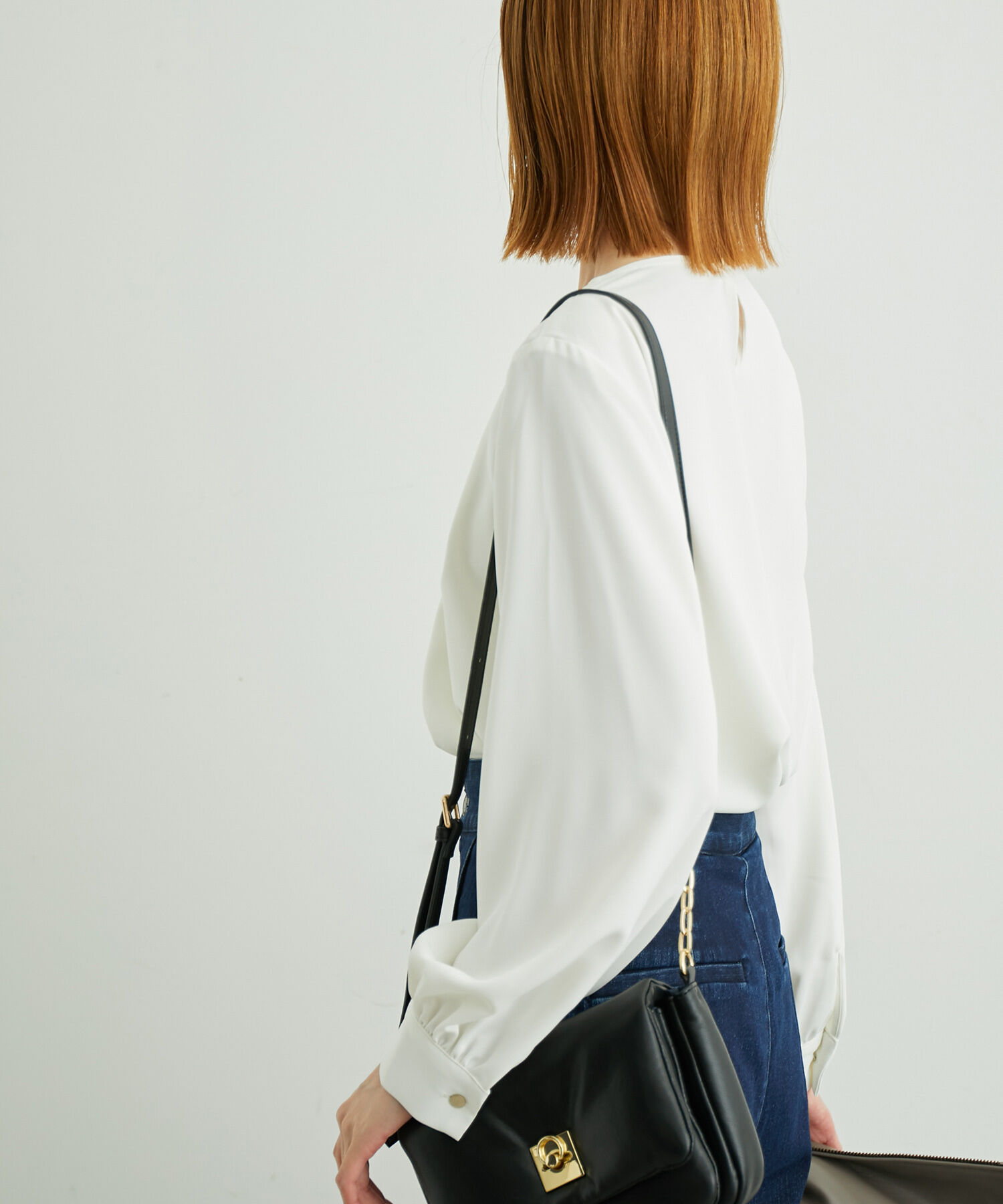 Rope&rsquo;Picnic「白からの解放！多機能ブラウス/ドレープタックブラウス」|シャツ・ブラウス|