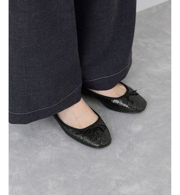 ROPE PICNIC PASSAGE「【AIRina/エアリーナ】軽くてやわらかいグリッターバレエシューズ」|バレエシューズ|