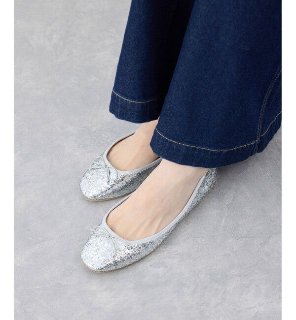 ROPE PICNIC PASSAGE「【AIRina/エアリーナ】軽くてやわらかいグリッターバレエシューズ」|バレエシューズ|