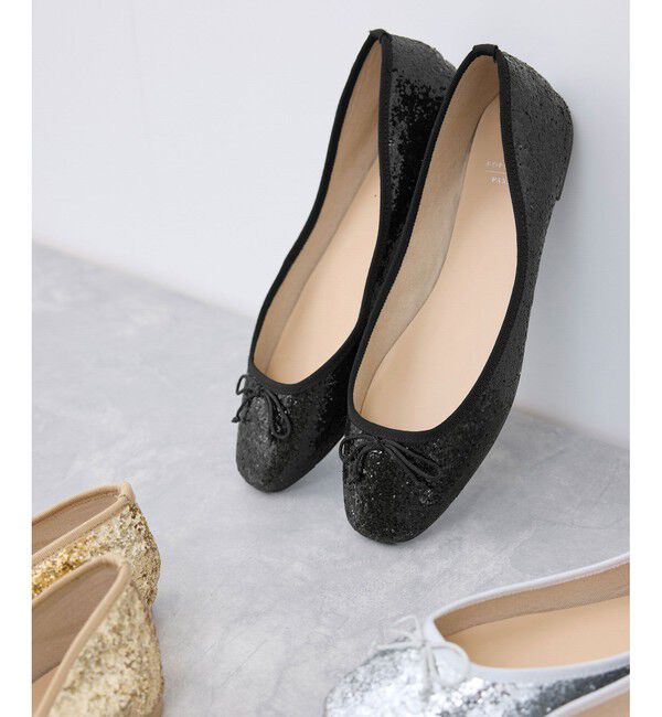 ROPE PICNIC PASSAGE「【AIRina/エアリーナ】軽くてやわらかいグリッターバレエシューズ」|バレエシューズ|