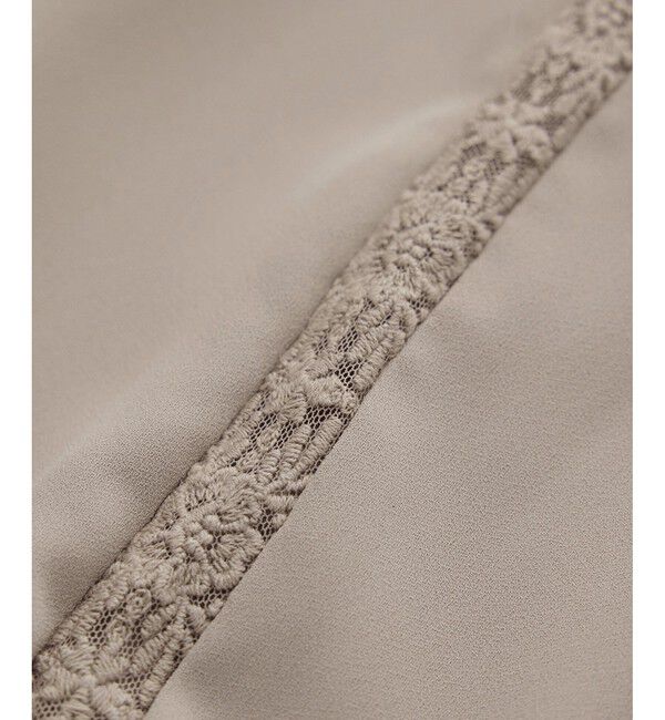 Rope&rsquo;Picnic「【2サイズ展開】レースポイントブラウス/通勤対応」|シャツ・ブラウス|