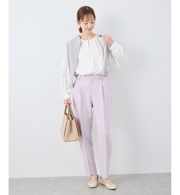 Rope&rsquo;Picnic「【2サイズ展開】レースポイントブラウス/通勤対応」|シャツ・ブラウス|