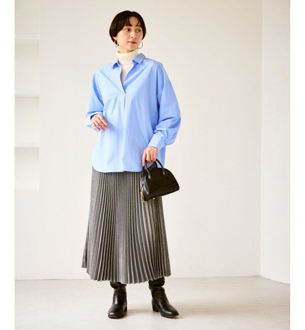 Rope&rsquo;Picnic「スキッパーシャツ/UVカット・イージーケア」|シャツ・ブラウス|