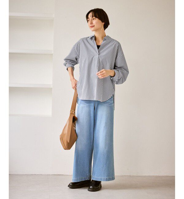 Rope&rsquo;Picnic「スキッパーシャツ/UVカット・イージーケア」|シャツ・ブラウス|