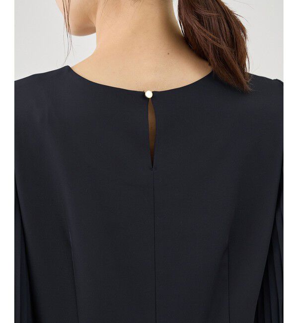 Rope&rsquo;Picnic「袖プリーツフレアブラウス」|シャツ・ブラウス|