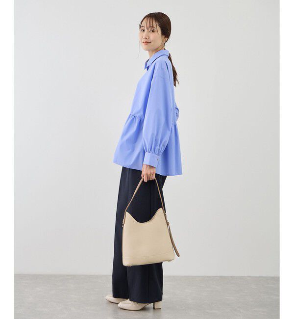 Rope&rsquo;Picnic「ペプラムシャツブラウス/UVカット・防シワ」|シャツ・ブラウス|