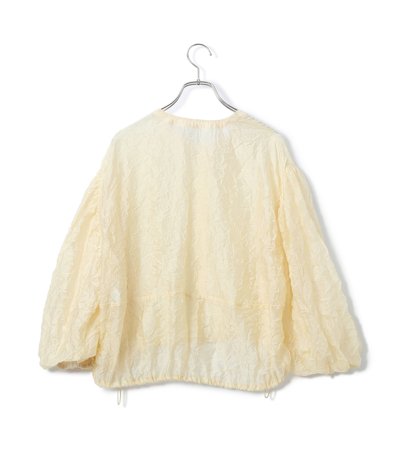 ADAM ET ROPE'「シアーホックブラウス」|シャツ・ブラウス|