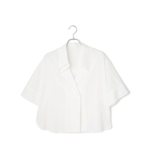 ADAM ET ROPE'「ハーフスリーブダブルボタンシャツ」|シャツ・ブラウス|