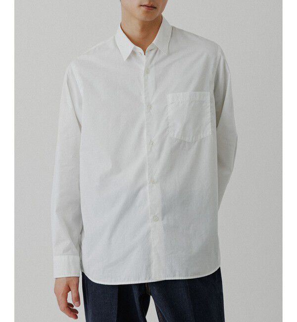 ADAM ET ROPE'「オーバーサイズ レギュラーカラー シャツ」|シャツ・ブラウス|