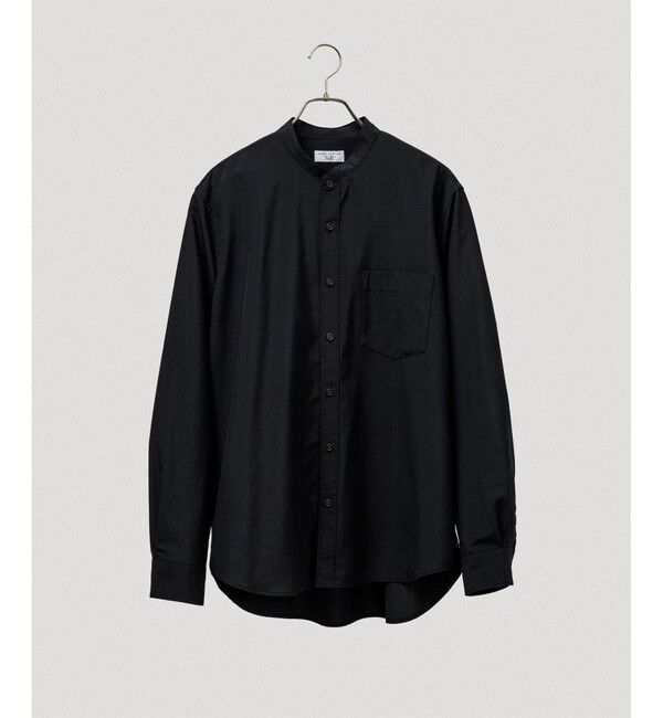 ADAM ET ROPE'「【NIKKE】バンドカラー シャツ」|シャツ・ブラウス|ブラック(01)