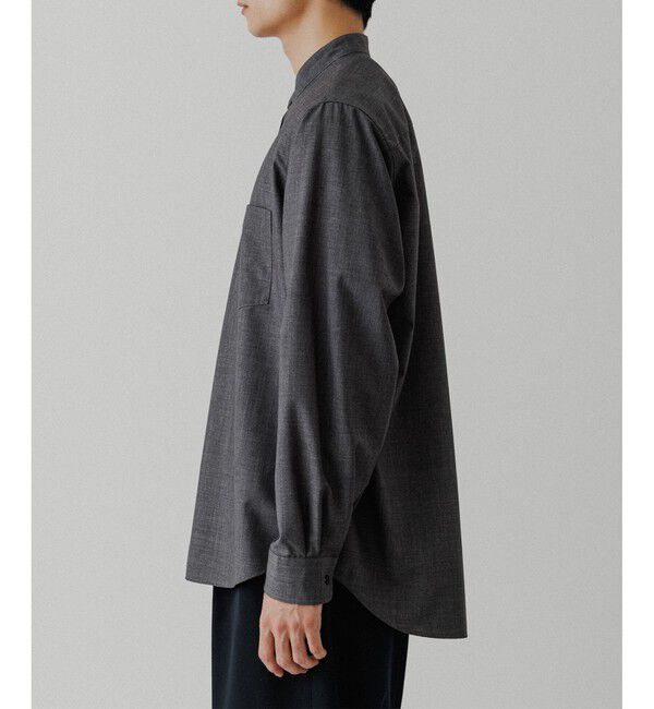 ADAM ET ROPE'「【NIKKE】バンドカラー シャツ」|シャツ・ブラウス|