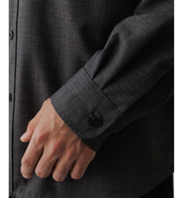 ADAM ET ROPE'「【NIKKE】バンドカラー シャツ」|シャツ・ブラウス|