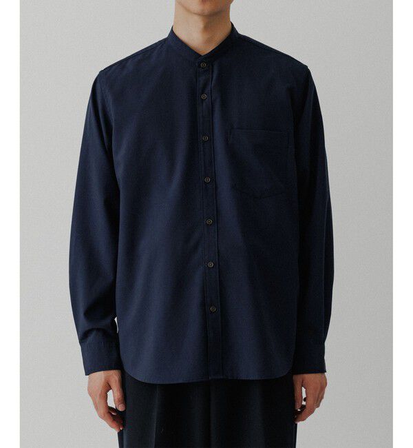 ADAM ET ROPE'「【NIKKE】バンドカラー シャツ」|シャツ・ブラウス|