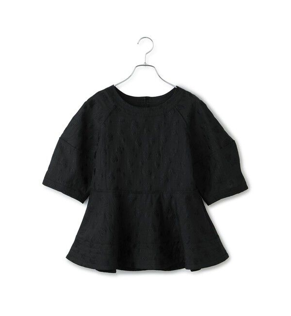 ADAM ET ROPE'「コクーンスリーブペプラムトップス」|シャツ・ブラウス|
