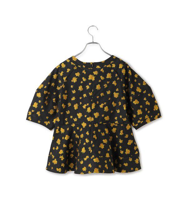 ADAM ET ROPE'「コクーンスリーブペプラムトップス」|シャツ・ブラウス|