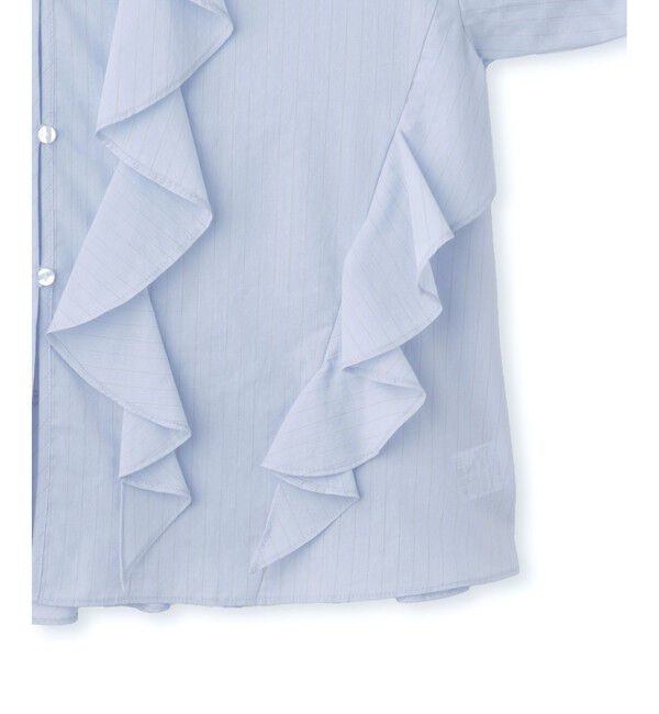 ADAM ET ROPE'「【WEB限定】オーバーラッフルブラウス」|シャツ・ブラウス|