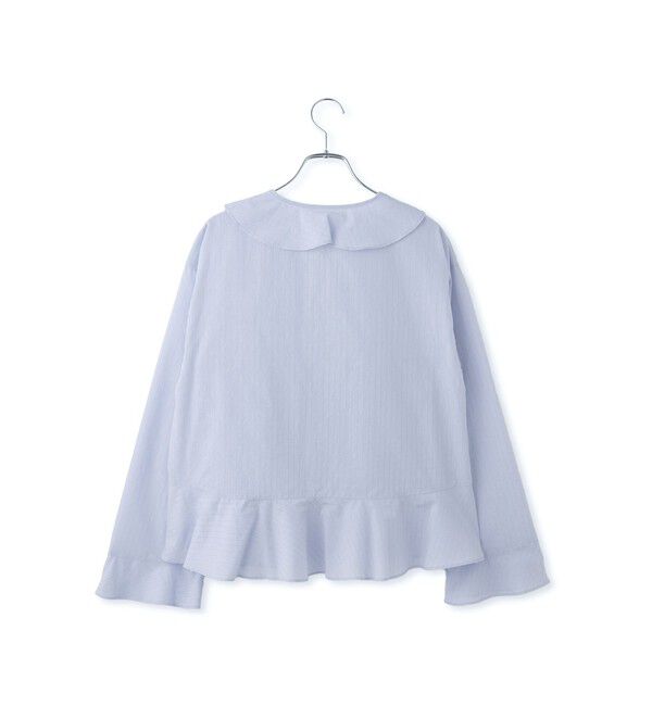 ADAM ET ROPE'「【WEB限定】オーバーラッフルブラウス」|シャツ・ブラウス|
