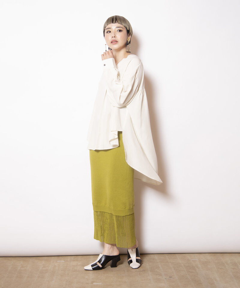  「バックギャザーブラウス」|シャツ・ブラウス|