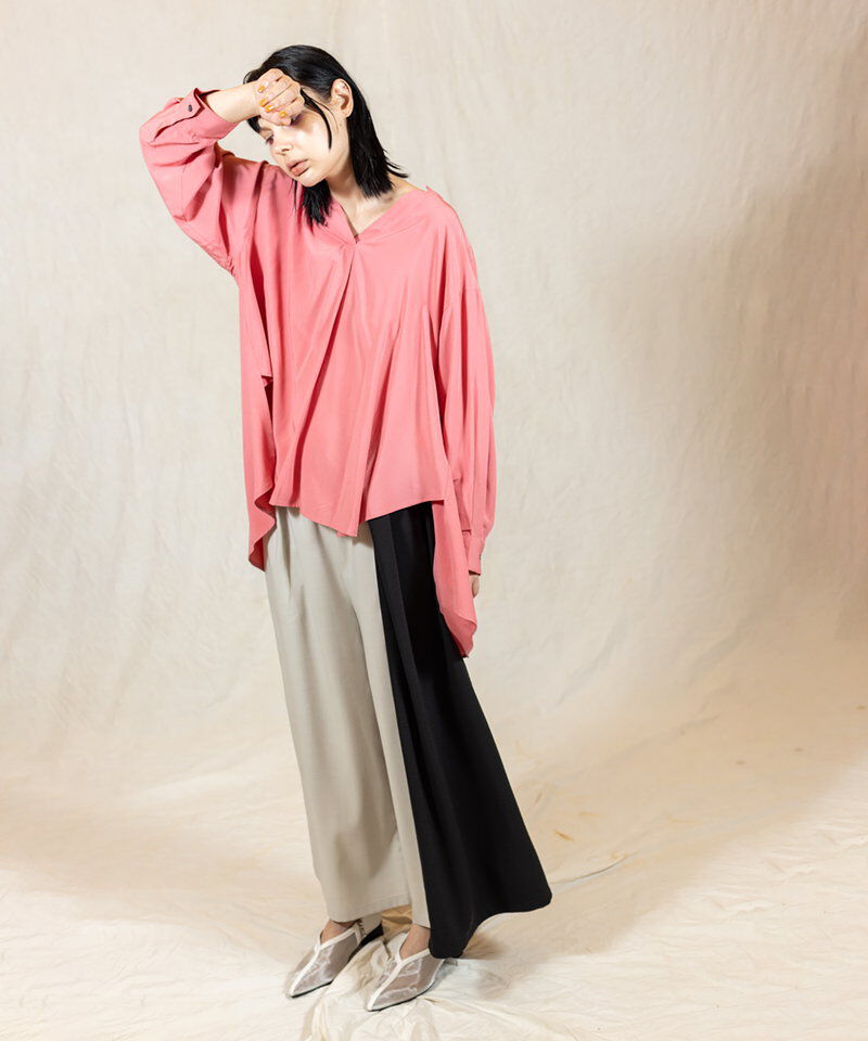  「バックギャザーブラウス」|シャツ・ブラウス|