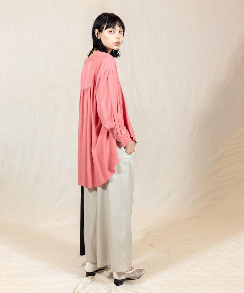  「バックギャザーブラウス」|シャツ・ブラウス|