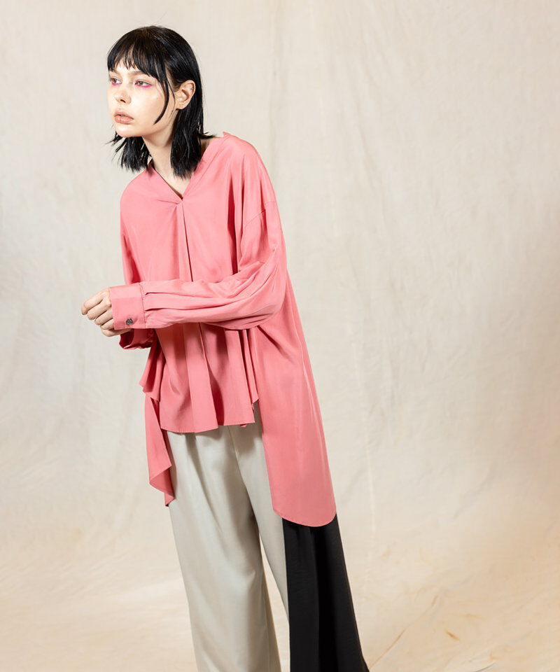  「バックギャザーブラウス」|シャツ・ブラウス|