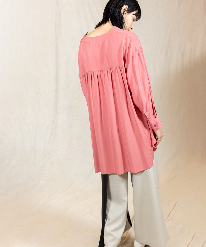  「バックギャザーブラウス」|シャツ・ブラウス|