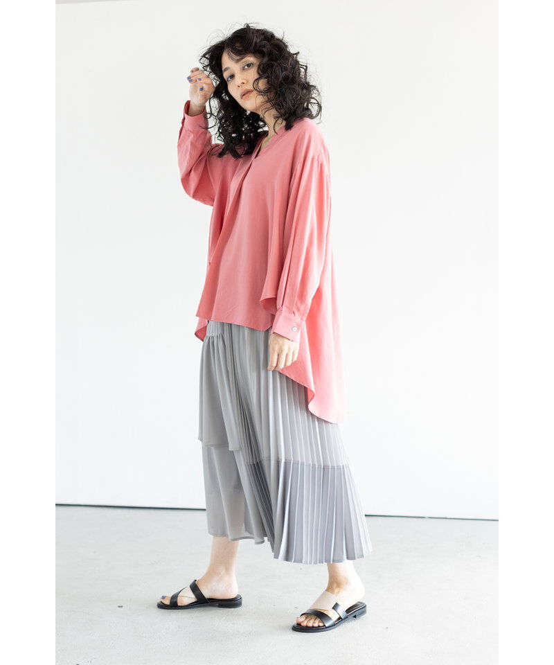  「バックギャザーブラウス」|シャツ・ブラウス|