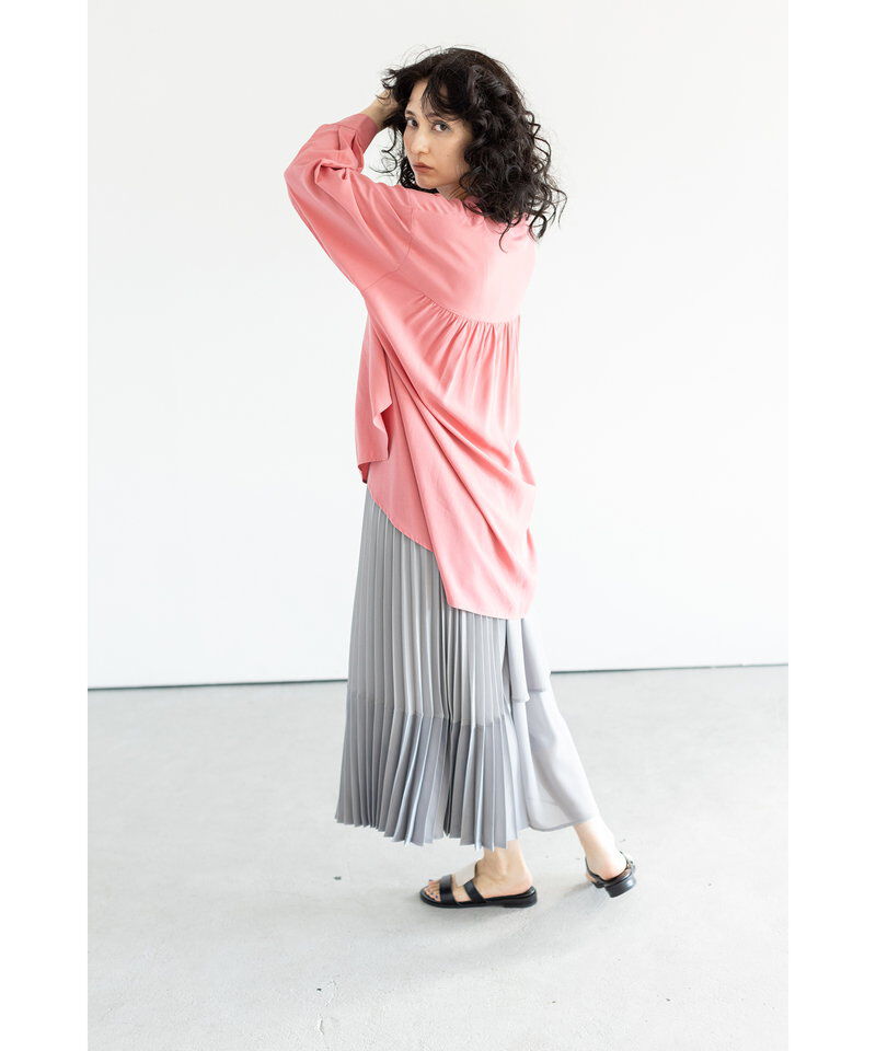  「バックギャザーブラウス」|シャツ・ブラウス|