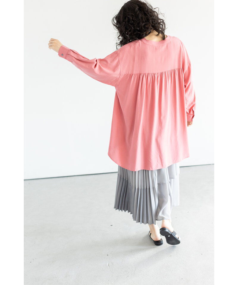  「バックギャザーブラウス」|シャツ・ブラウス|