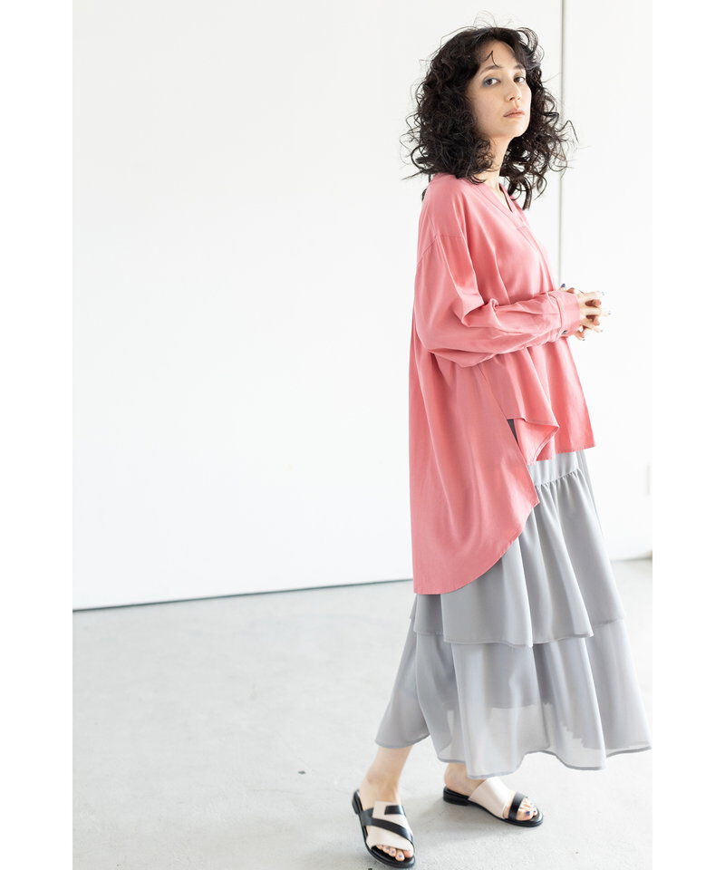  「バックギャザーブラウス」|シャツ・ブラウス|
