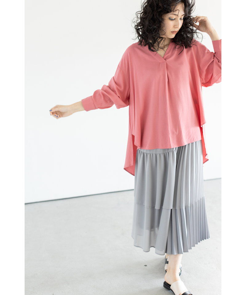  「バックギャザーブラウス」|シャツ・ブラウス|