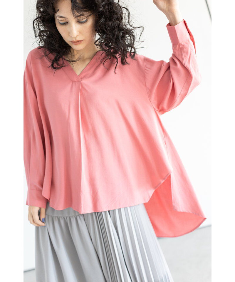  「バックギャザーブラウス」|シャツ・ブラウス|