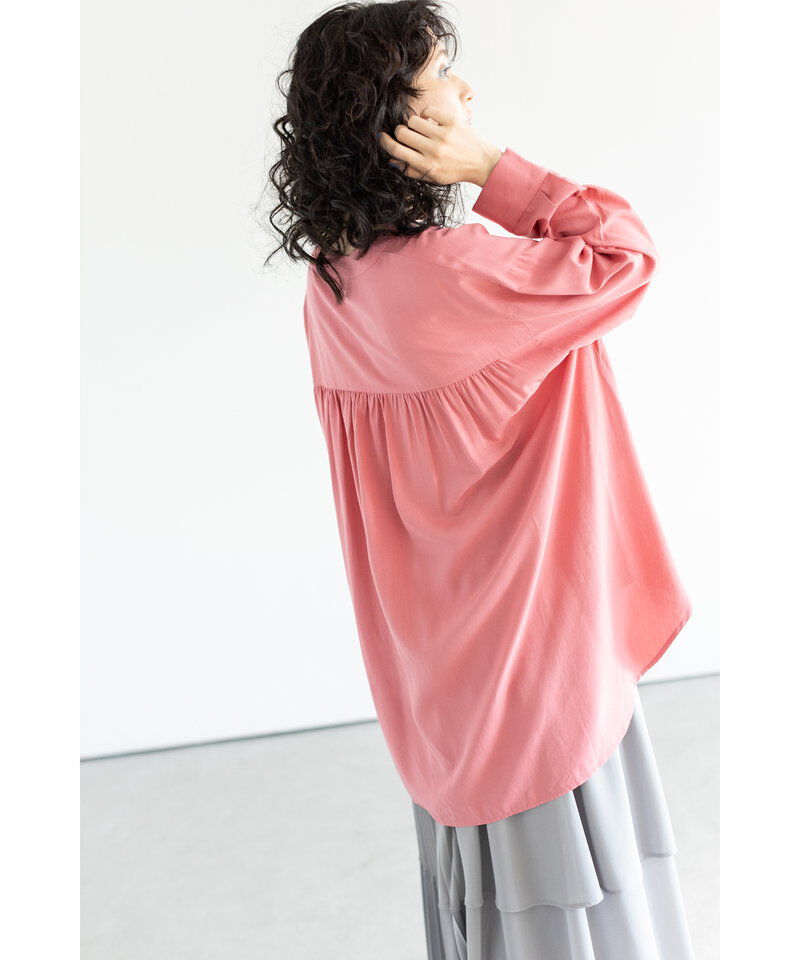  「バックギャザーブラウス」|シャツ・ブラウス|