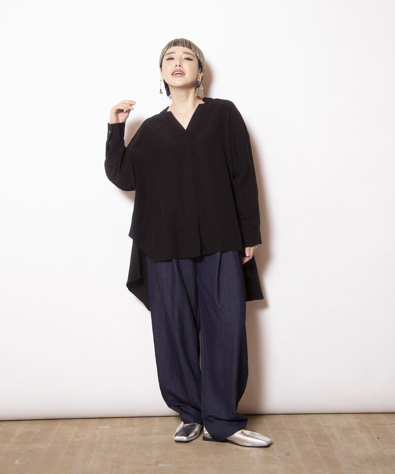  「バックギャザーブラウス」|シャツ・ブラウス|