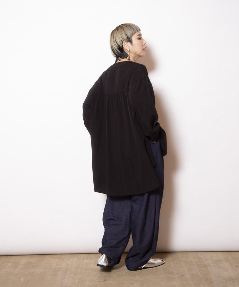  「バックギャザーブラウス」|シャツ・ブラウス|