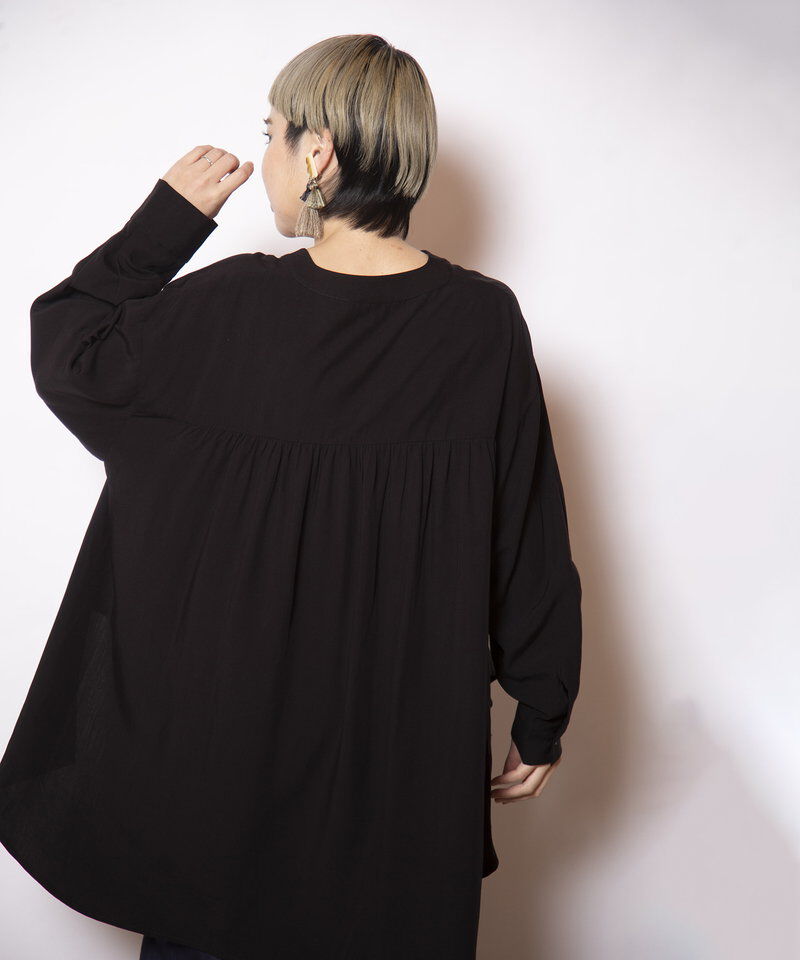  「バックギャザーブラウス」|シャツ・ブラウス|
