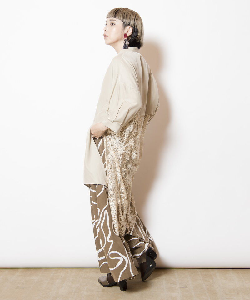  「バックレースブラウス」|シャツ・ブラウス|