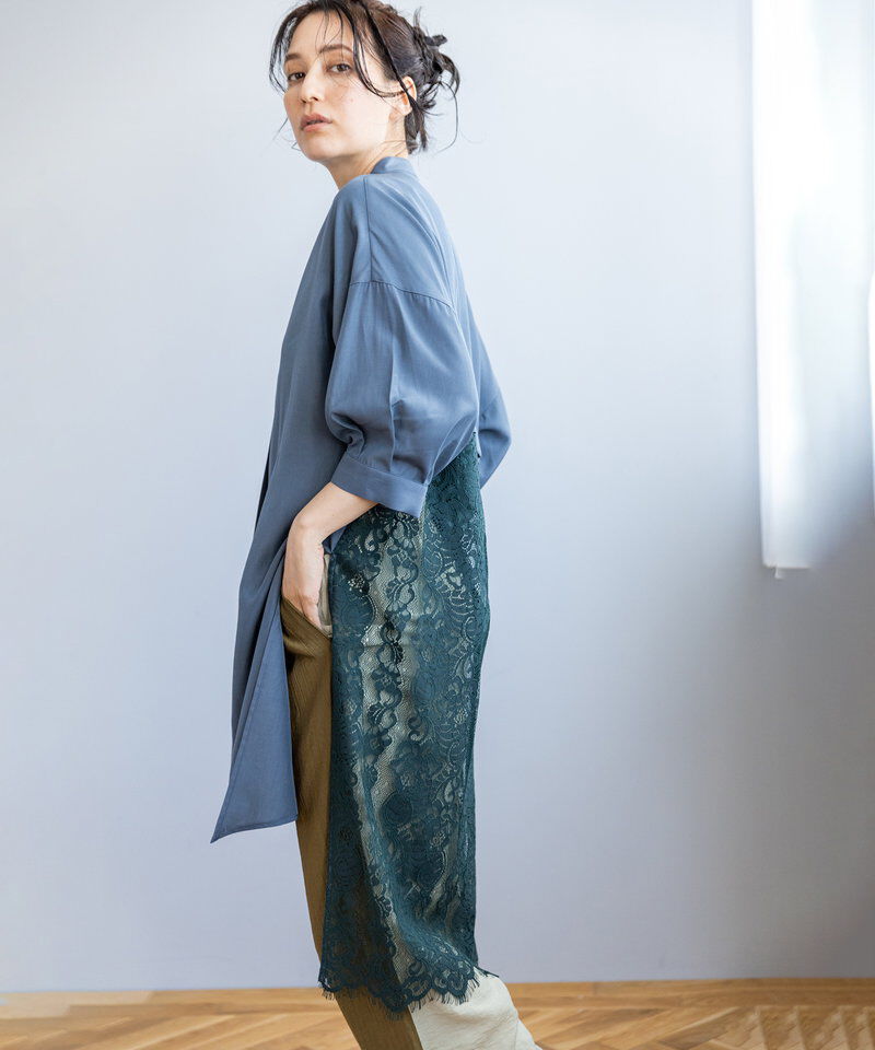  「バックレースブラウス」|シャツ・ブラウス|