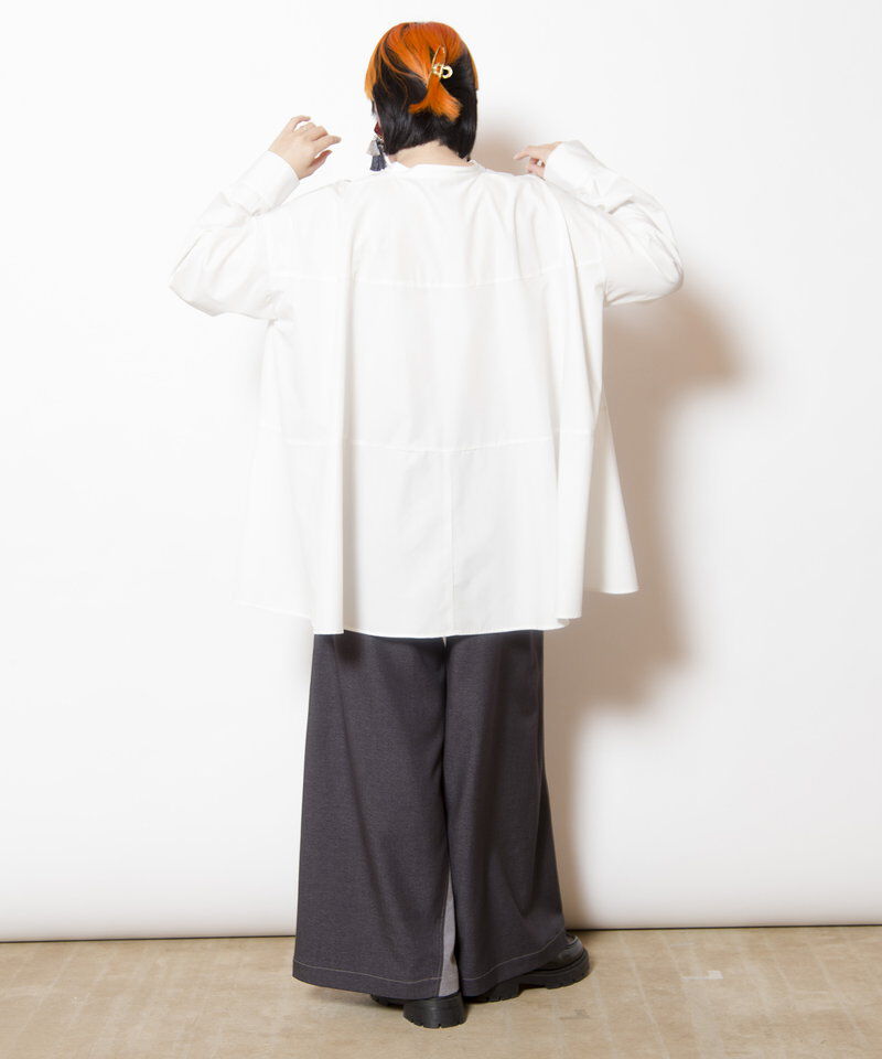  「バックフレアーブラウス」|シャツ・ブラウス|