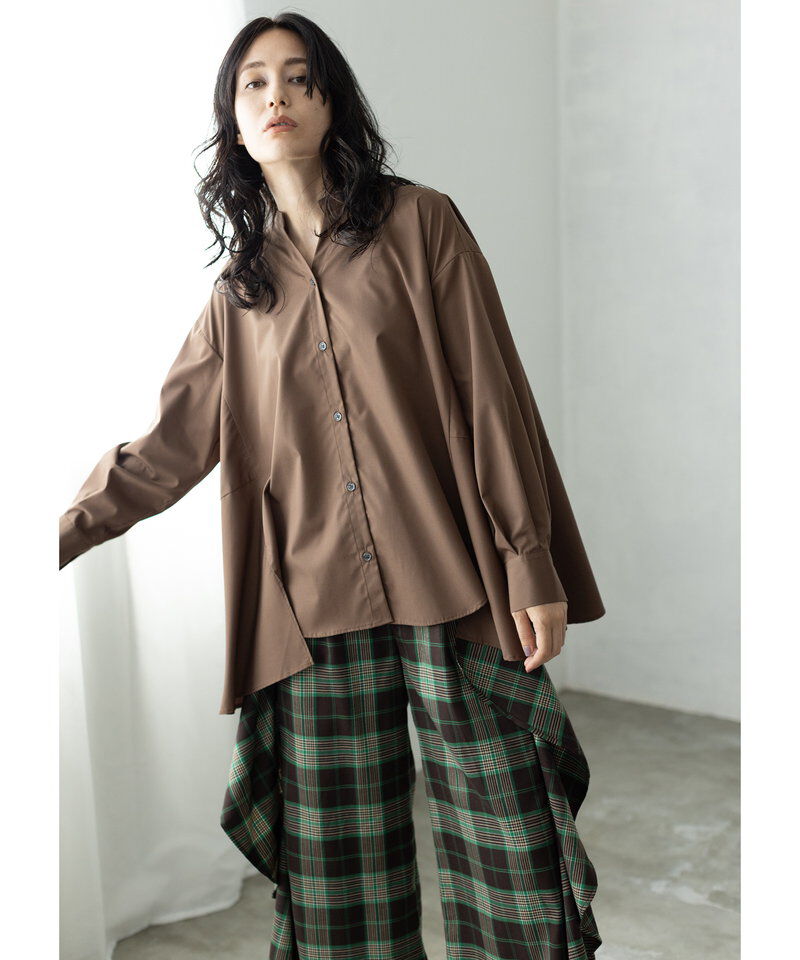  「バックフレアーブラウス」|シャツ・ブラウス|