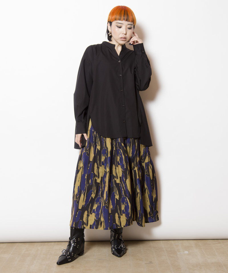  「バックフレアーブラウス」|シャツ・ブラウス|