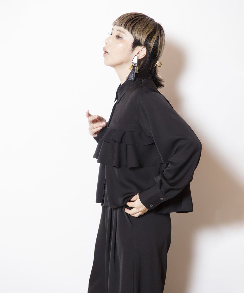  「ティアードフリルブラウス」|シャツ・ブラウス|
