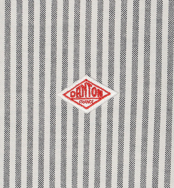 DANTON「DANTON | オックスフォード バンドカラーシャツ STRIPE WOMEN」|シャツ・ブラウス|