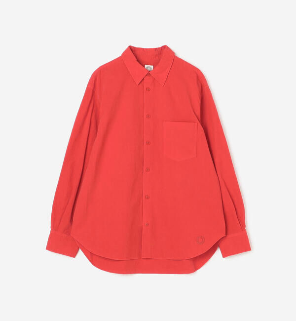 ORCIVAL「ORCIVAL | ガーメントダイ レギュラーカラーシャツ WOMEN」|シャツ・ブラウス|RED